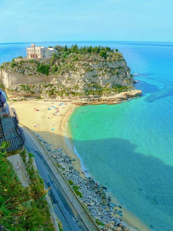 Panorama Tropea, Calabrië mooiste stranden van Italië