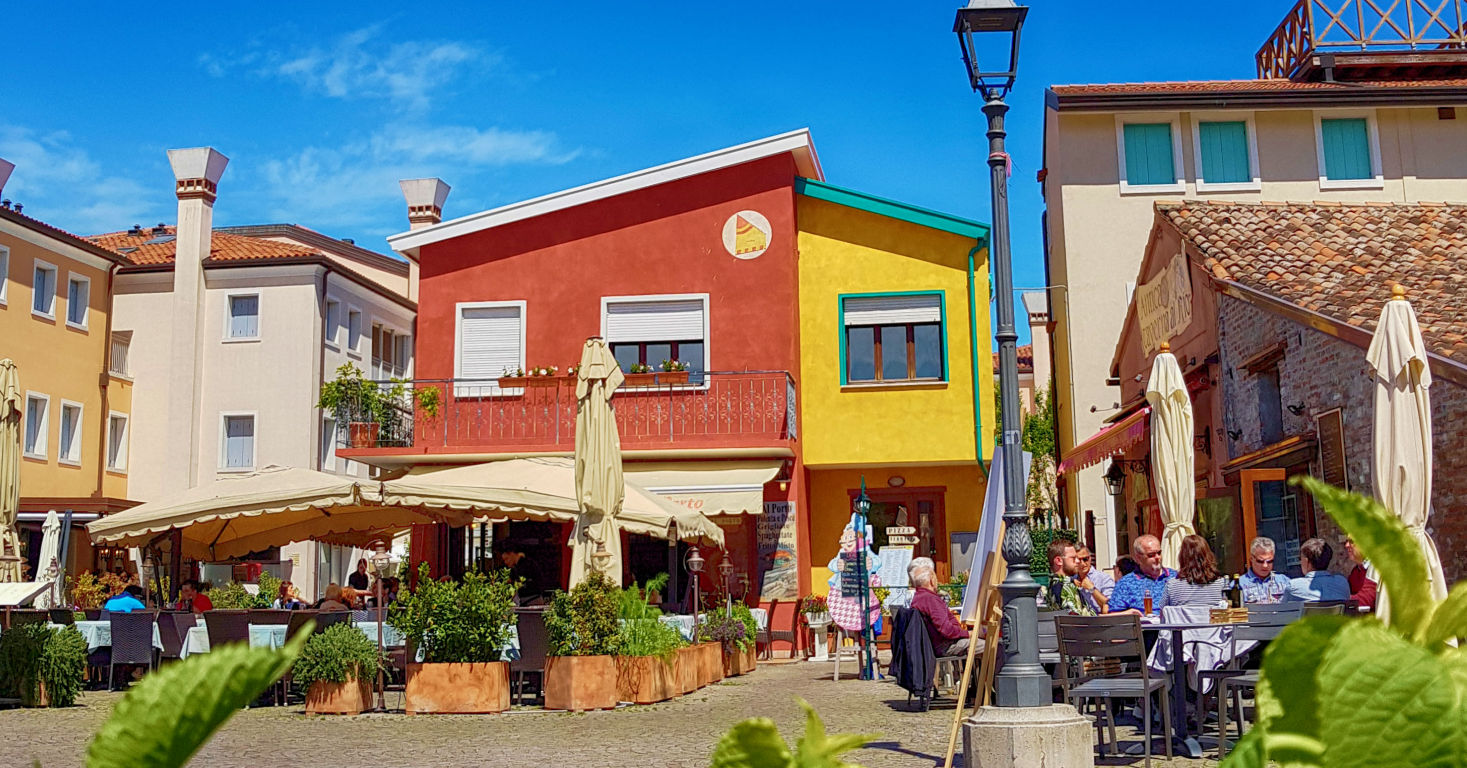 kustplaatsje Caorle in de regio Veneto