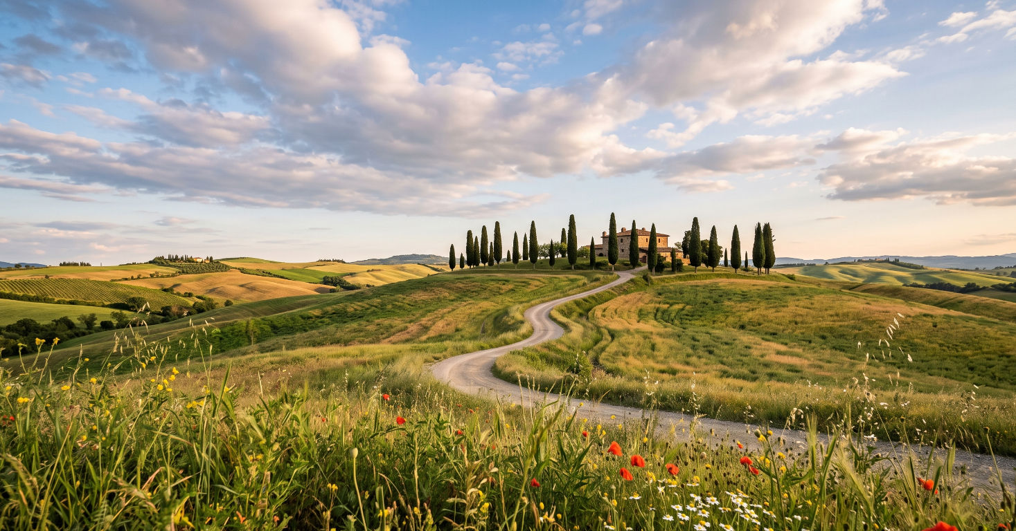Val d'Orcia in Toscane