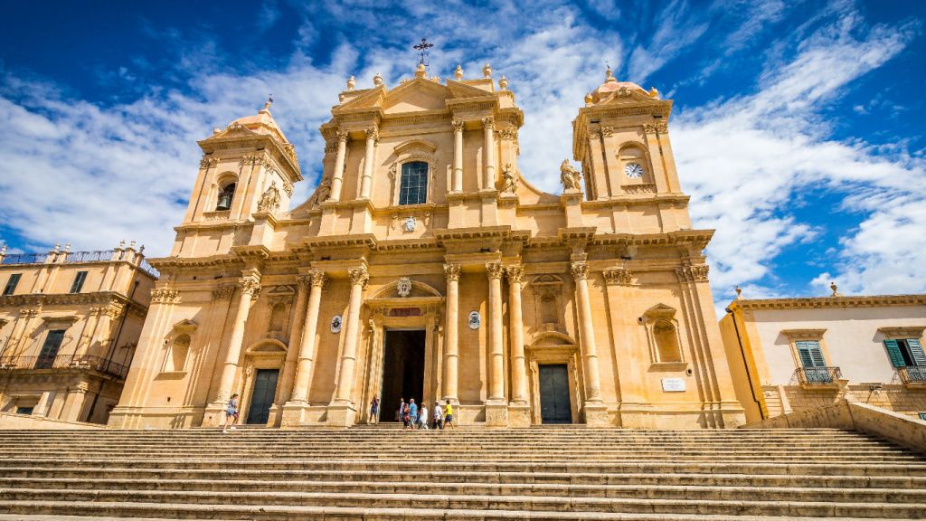 Barokke kerk van Noto op Sicilië