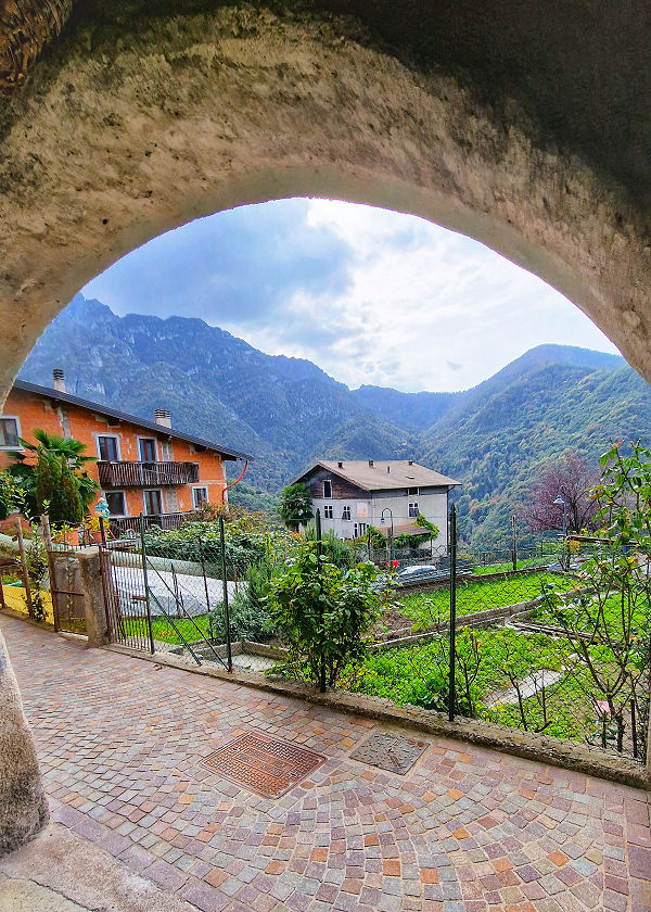 Bondone bergdorp in de Italiaanse regio Trentino Alto Adige