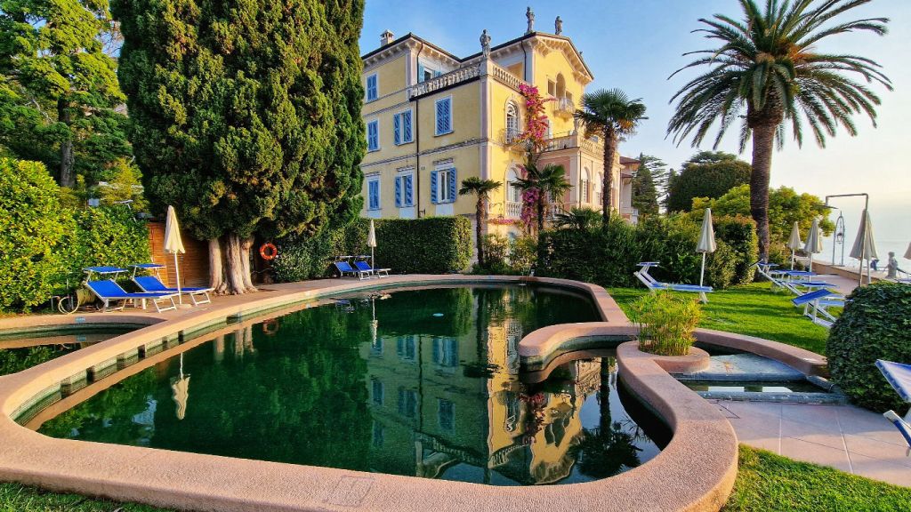 @blogsognoitaliano Hotel Monte Baldo en Villa Acquarone Gardameer