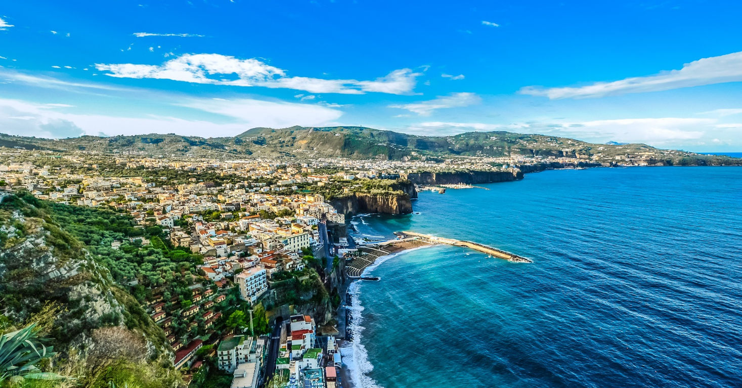 Sorrento kust Campania