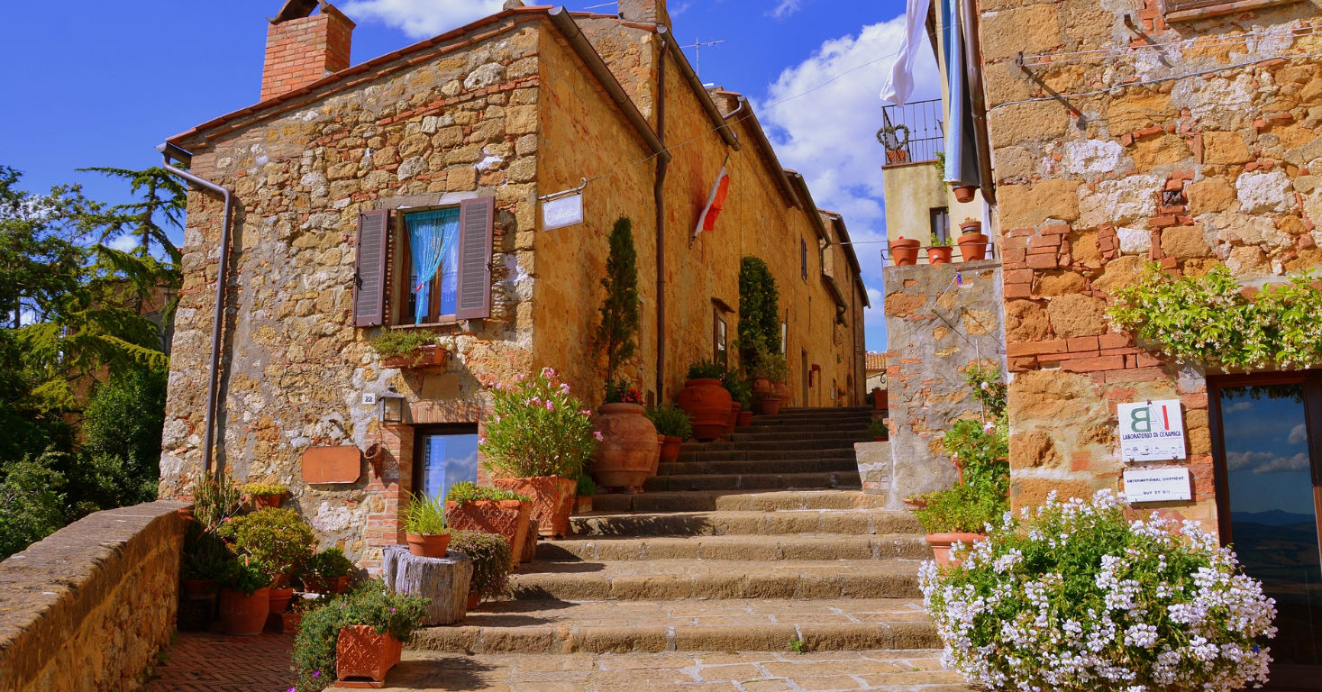 Pienza in Toscane, Val d'Orcia