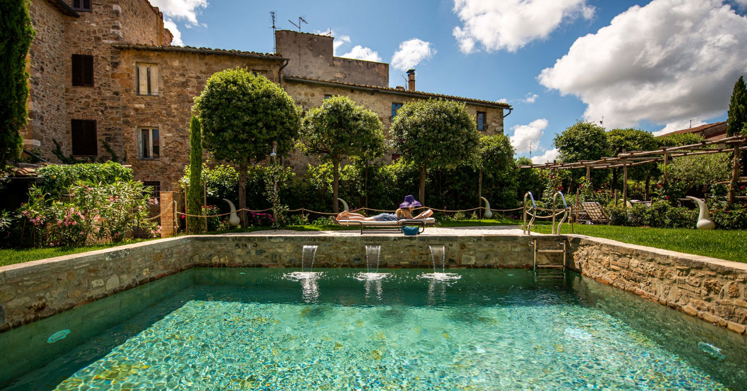 Palazzo del Capitano hotel in Val d'Orcia Toscane