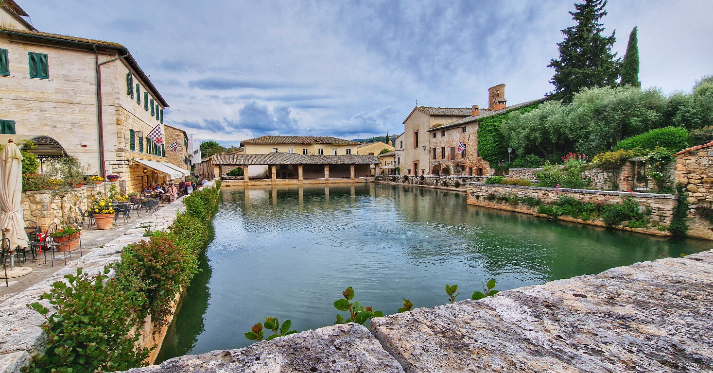 Bagno Vignoni in Toscane, Val d'Orcia