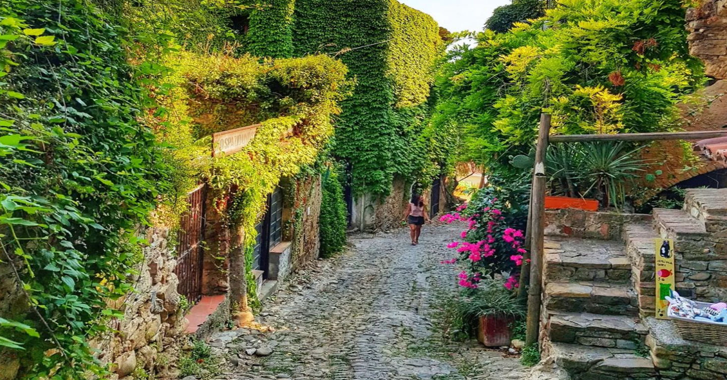 Bussana Vecchia in Ligurië
