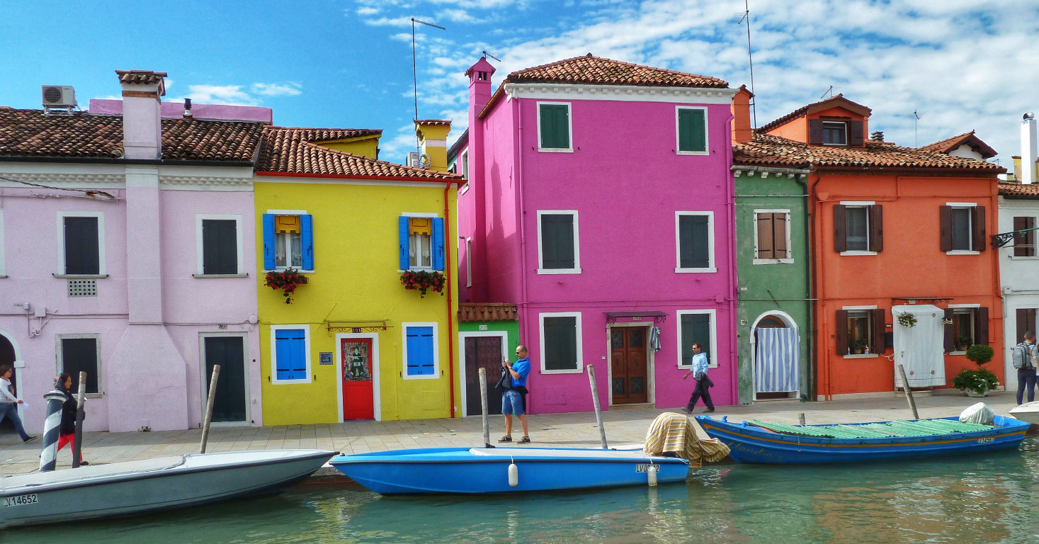 Burano bij Venetië