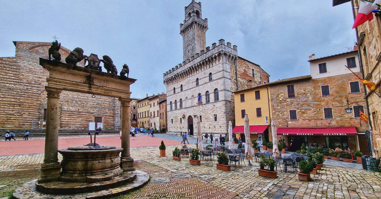 Montepulciano in Toscane