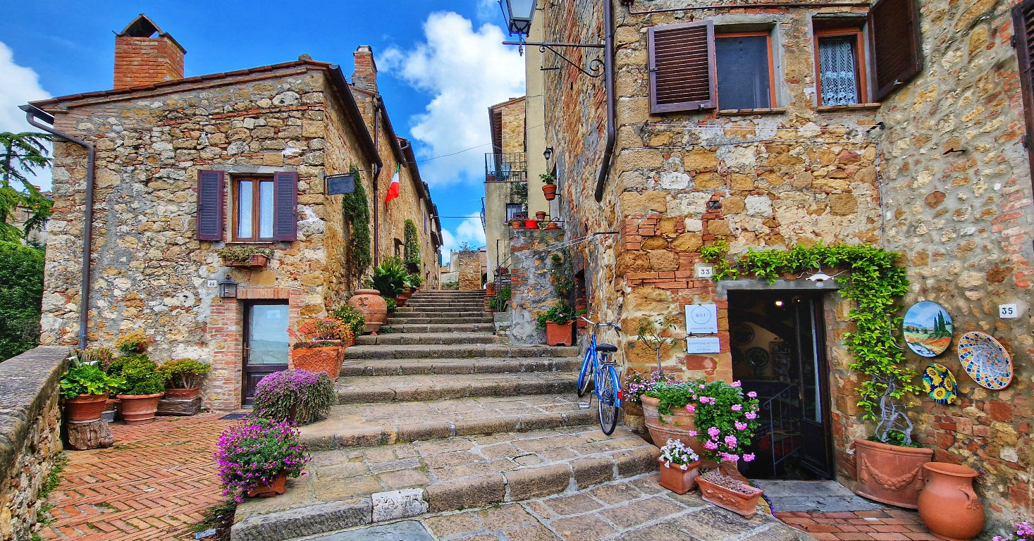 Pienza in Toscane, Val d'Orcia