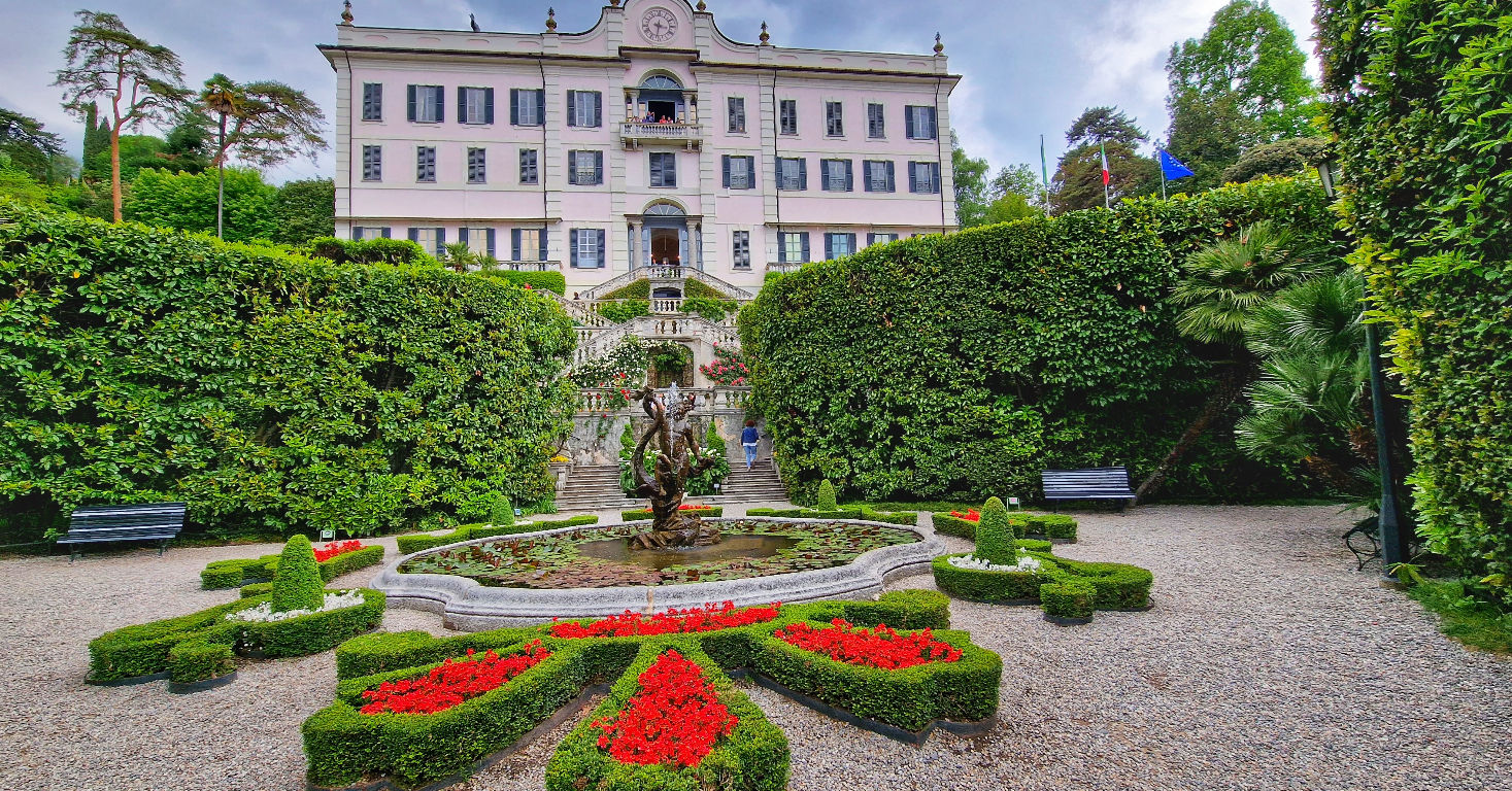 Villa Carlotta aan het Comomeer