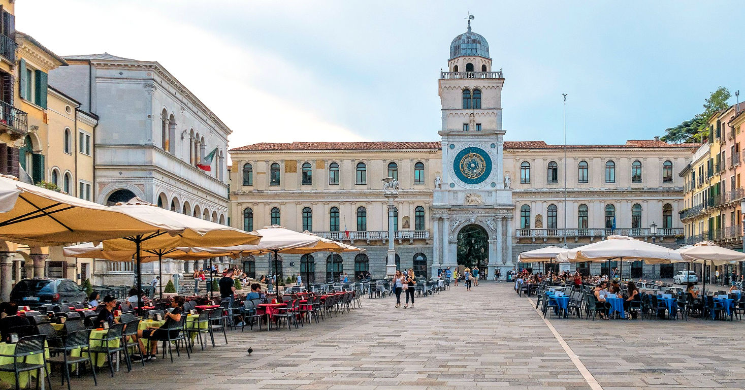 Stad Padua in de Italiaanse regio Veneto