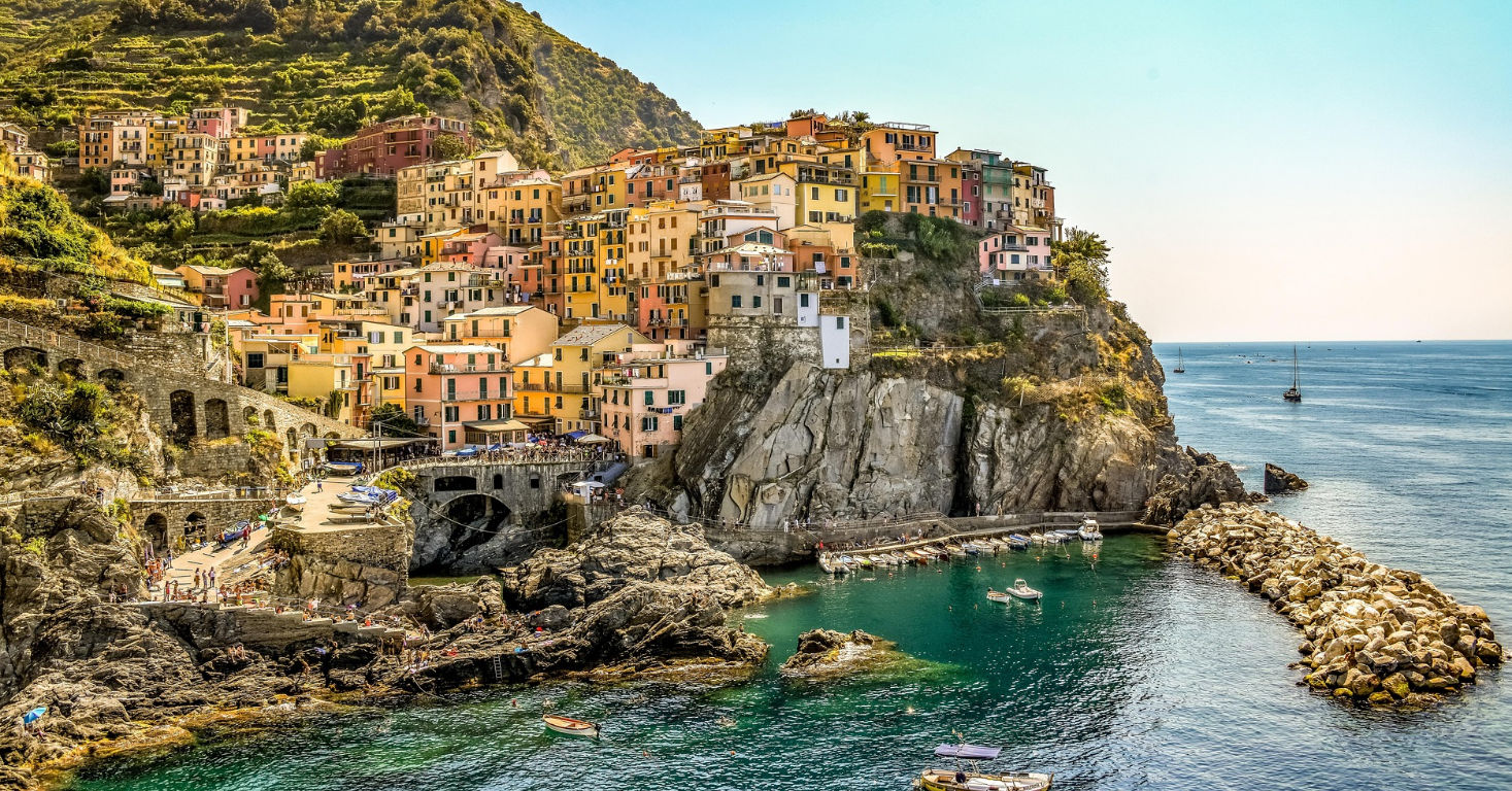 Manarola in Cinque Terre Ligurië