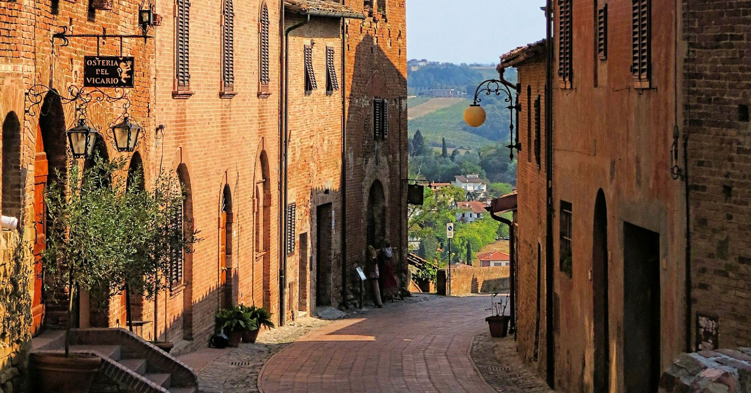Certald Alta in Toscane