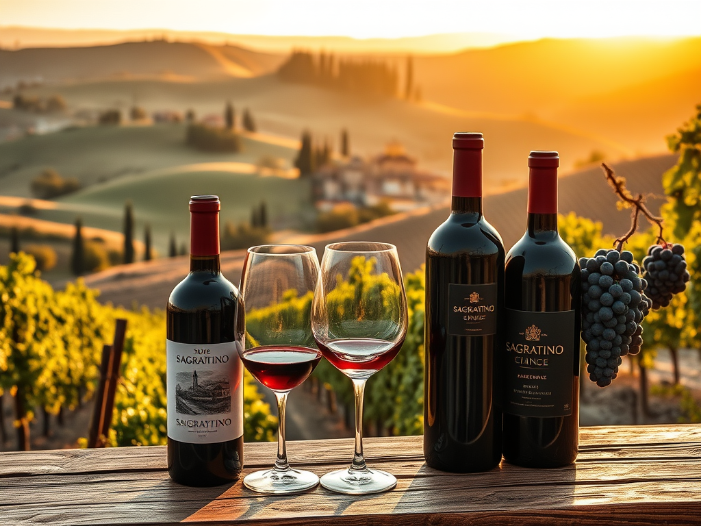 Sagrantino wijnregio Umbrië