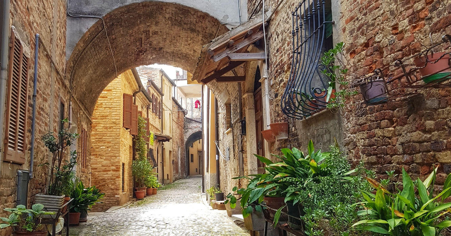 Ripatransone in Le Marche of de Marken