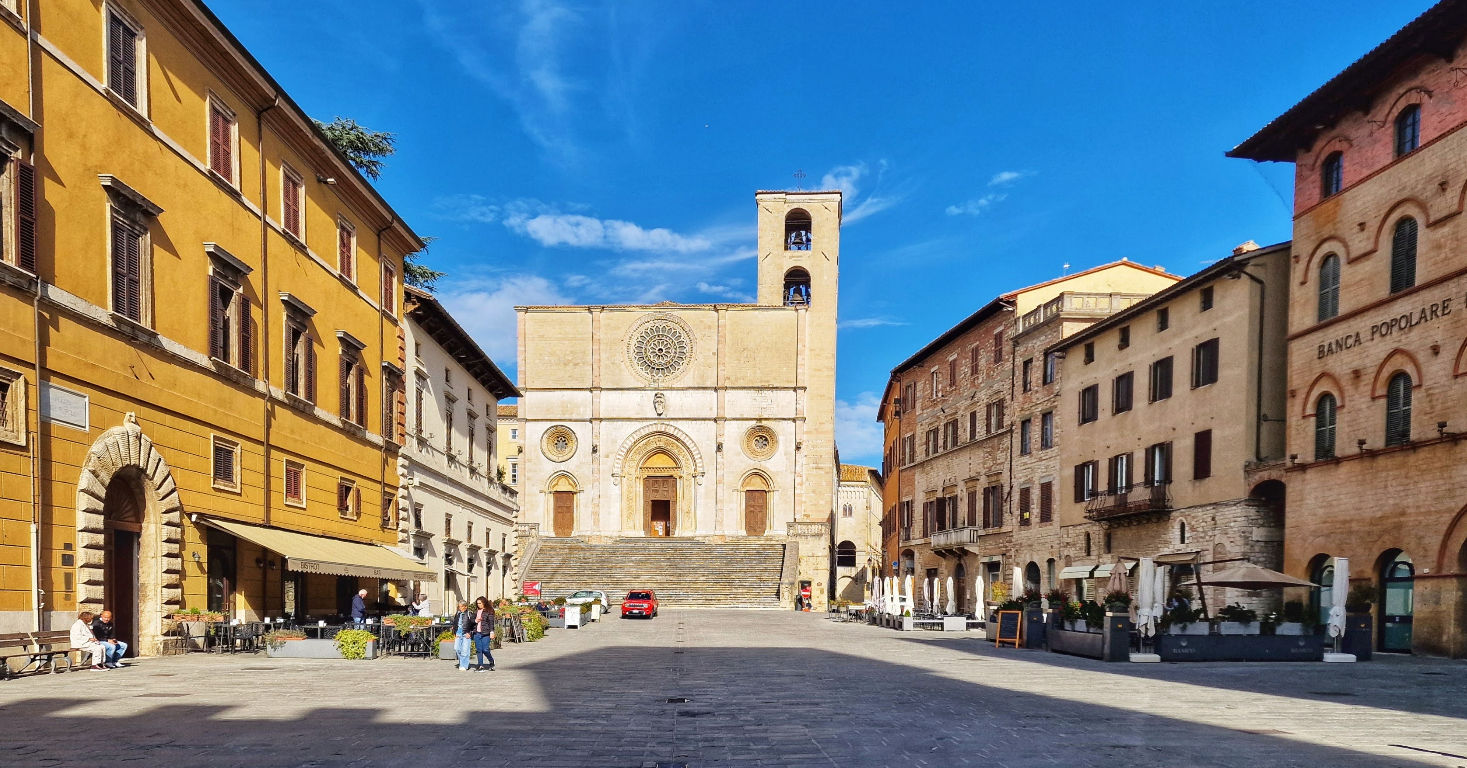 Stad Todi in Umbrië